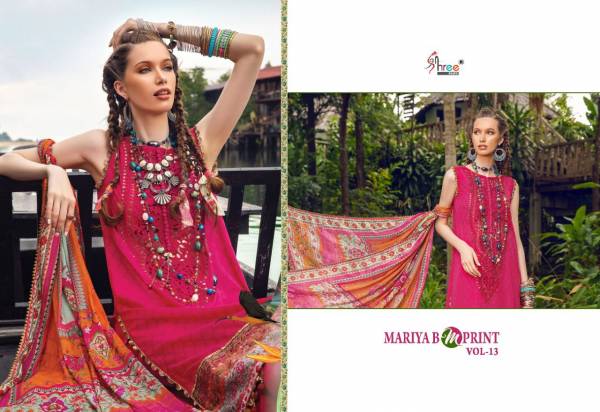 Shree Mariya B M Print 13 Cotton Festive Wear Designer Pakistani Salwar Kameez Collection
